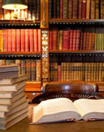 Photo: library of books